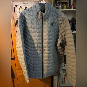 The North Face Men's Gray Thermoball Coat Jacket XXL LIKE NEW!